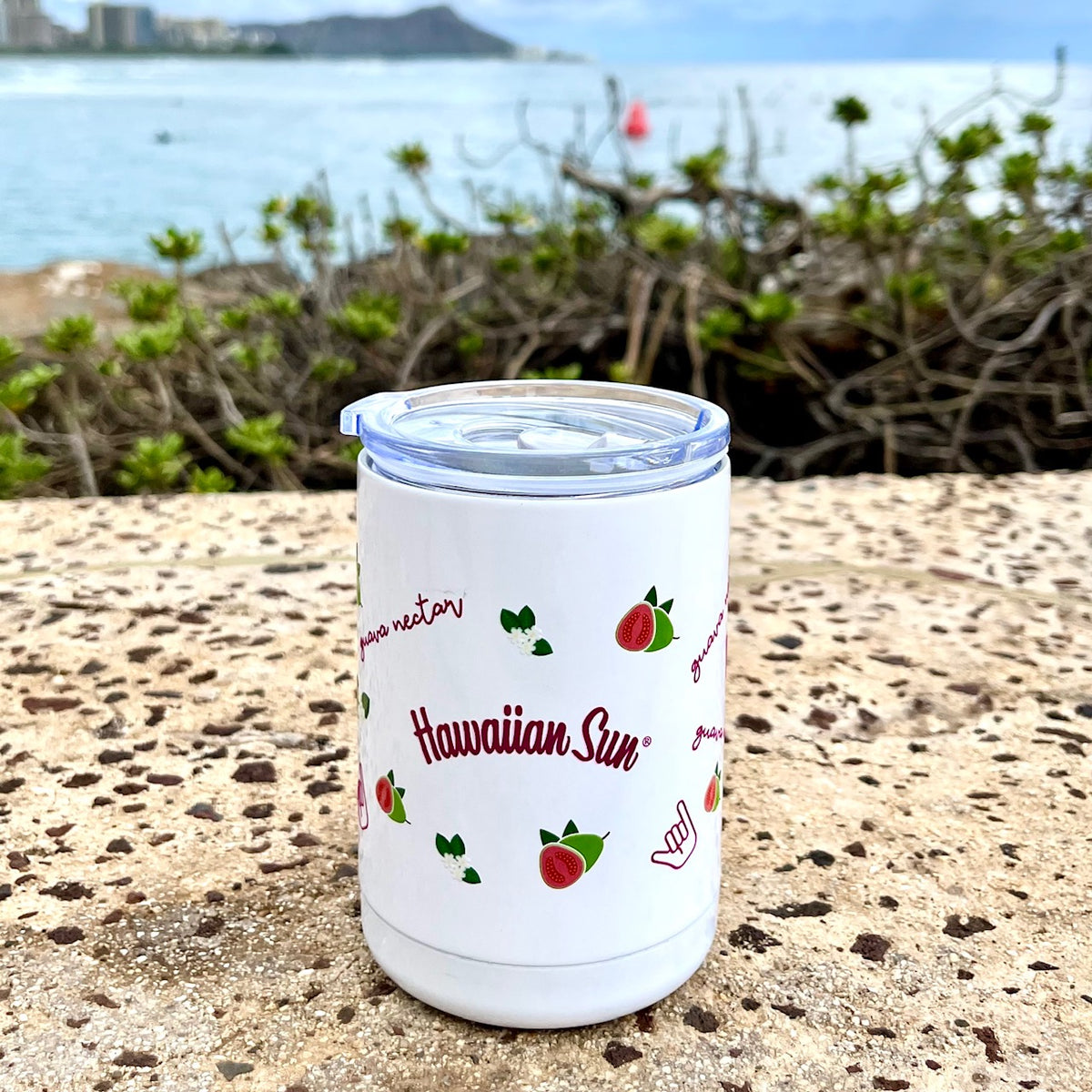 Insulated Warm Drink Mug 12 oz - Watermelon — Tea Noni Hawaii